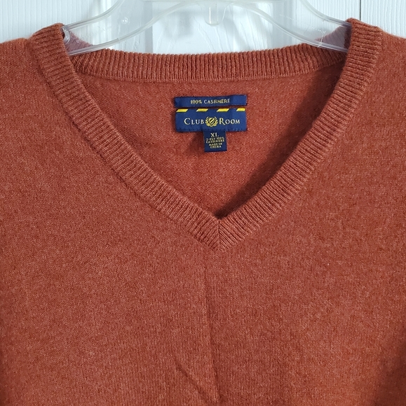 Cashmere Vneck Sweater By Club Room 